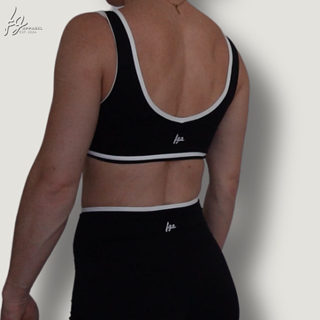 Piping Line Sports Bra